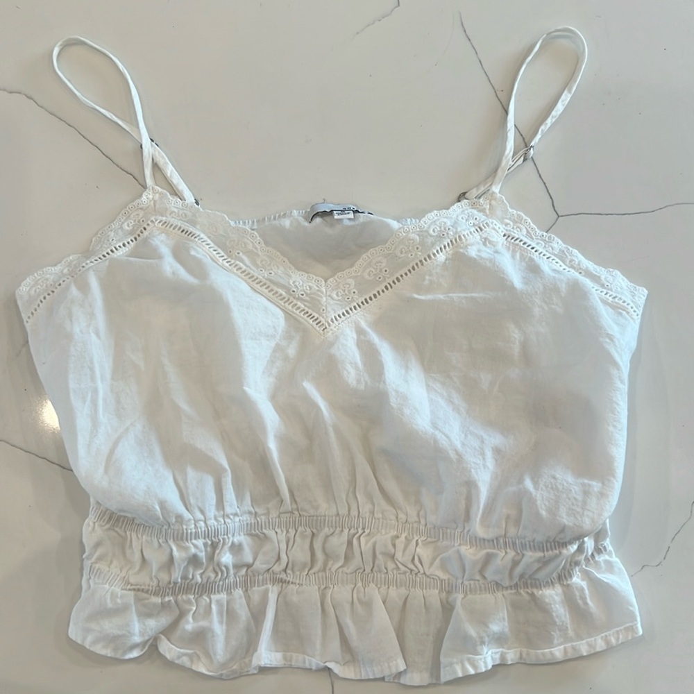 Nordstrom’s White Crop Top